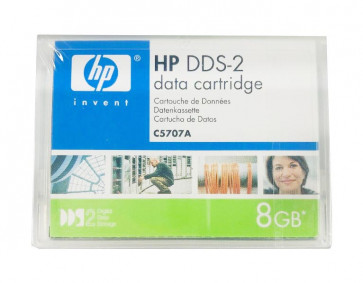 New HP C5707A 4mm Tape DDS-2 120m 4/8 GB Data Cartridge