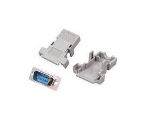 STARTECH C9PSM - ASSEMBLED DB9 MALE SOLDER D-SUB CONNECTOR W/ PLASTIC BACKSHELL - SERIAL CONNECTOR