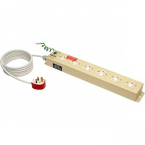 Tripp Lite PS610HGUK UK BS-1363 Medical-Grade Power Strip with 6 UK Outlets, 3m Cord