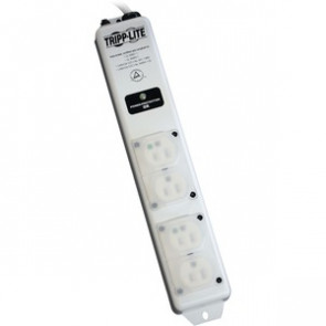 Tripp Lite SPS406HGULTRA Surge Protector Power Strip Hospital Medical 4 Outlet 6' Cord