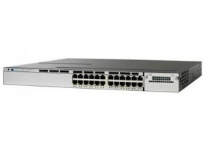WS-C3850-24P-E - Cisco Catalyst 3850-24P-E 24-Port 24 x 10/100/1000 (PoE+) L3 managed Switch